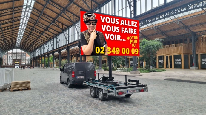 Ecran mobile sur événement