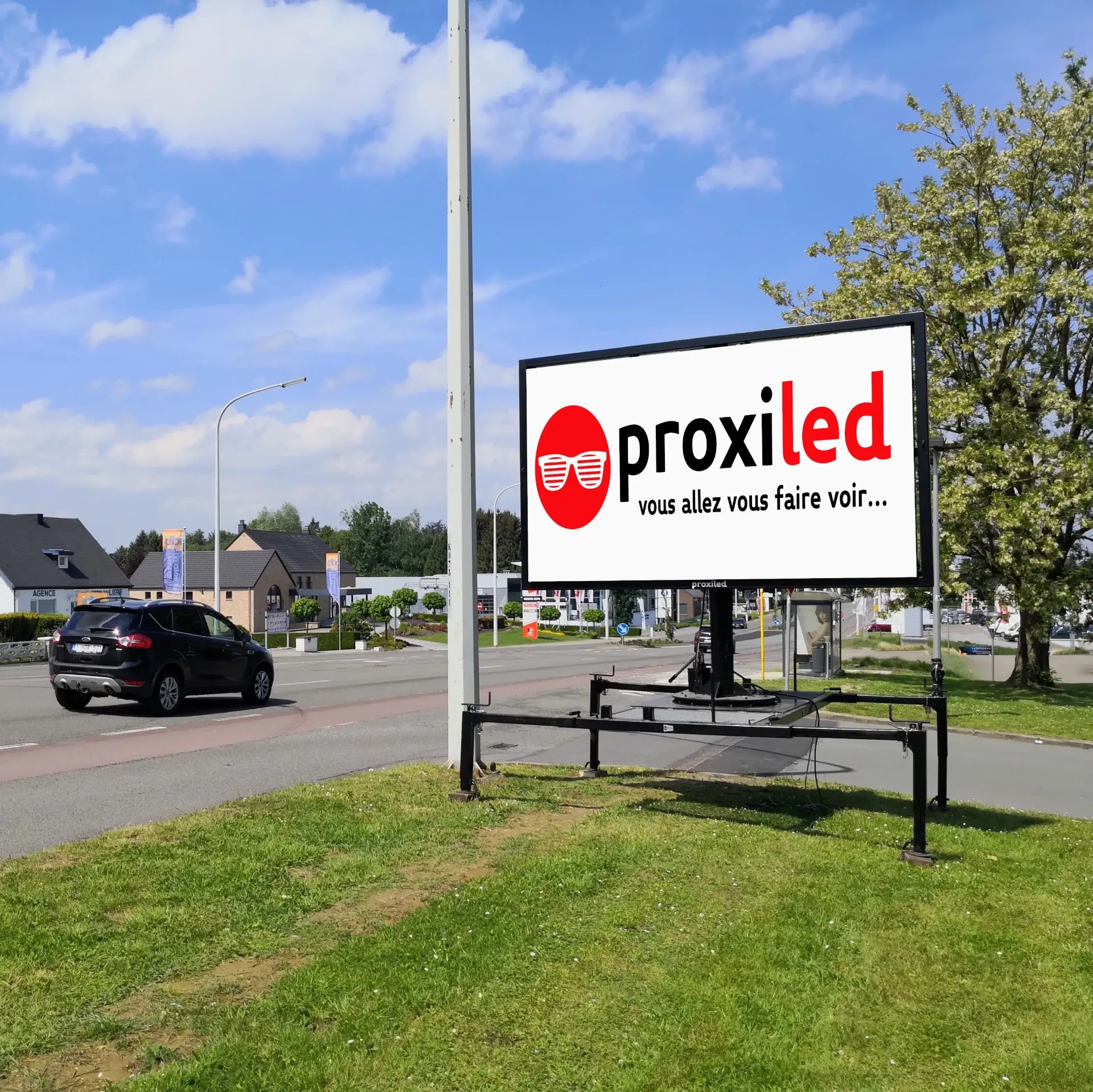 Campagne publicitaire sur écran géant LED 