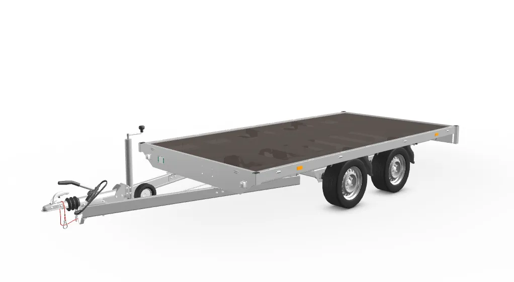 Remorque Plateau Freinée – Sans ridelles